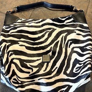 Dooney & Bourke zebra print satchel